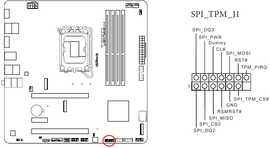 ASROCK - PHANTOM GAMING B760M PG LIGHTNING/D4 - Overzicht van on-board headers en aansluitingen - Deel 12 Overzicht van on-board headers en aansluitingen - Deel 12