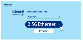2.5G Ethernet selecteren