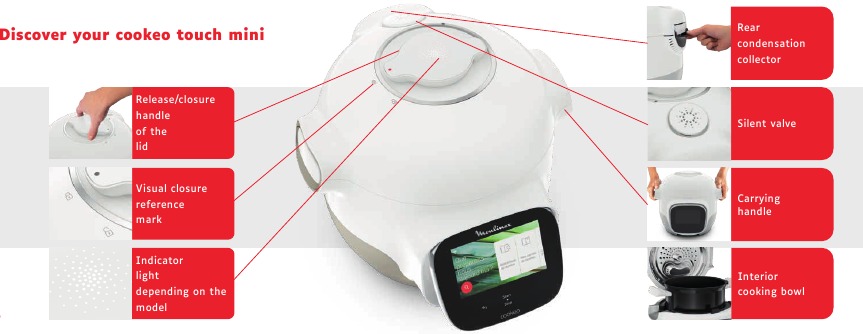 Moulinex - cookeo touch mini - Overzicht - Deel 1 Overzicht - Deel 1