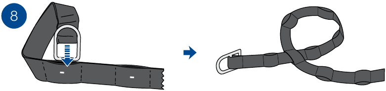 Axkid - Minikid - De bevestigingsriemen bevestigen - Stap 1 De bevestigingsriemen bevestigen - Stap 1