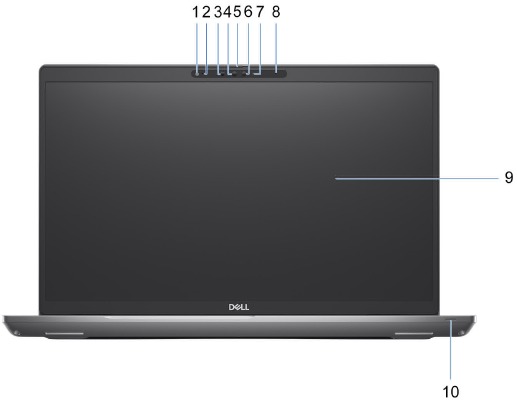 Dell - Precision 3571 - Overzicht - Deel 4 - Voorkant Overzicht - Deel 4 - Voorkant