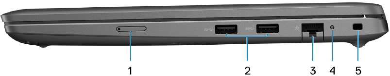 Dell - Latitude 3440 - Overzicht - Deel 1 - Rechterweergave Overzicht - Deel 1 - Rechterweergave