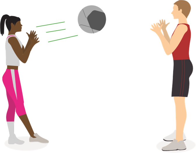 JFIT - Wall Ball - PARTNER TOSS PARTNER TOSS