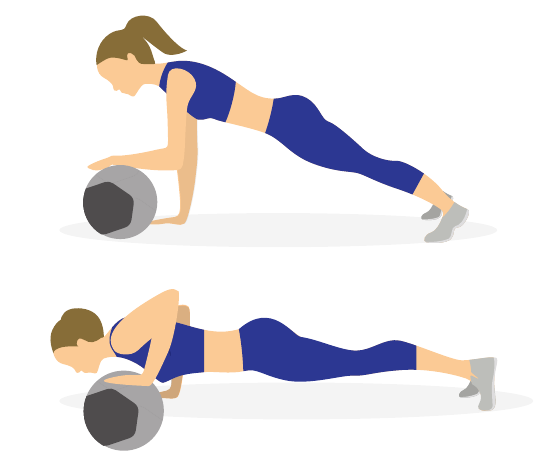 JFIT - Wall Ball - WALL BALL PUSH UP WALL BALL PUSH UP