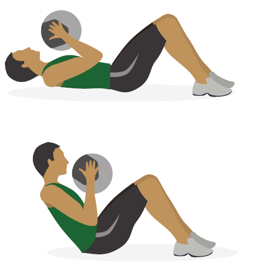 JFIT - Wall Ball - WALL BALL SIT UP WALL BALL SIT UP