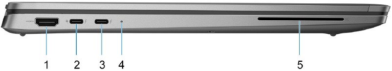 Dell - Latitude 7640 - Aanzichten van het product - Linker aanzicht Aanzichten van het product - Linker aanzicht