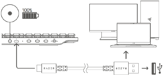 RAZER - DEATHSTALKER V2 PRO - INSTALLATIE INSTALLATIE