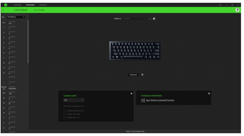 Razer - Huntsman Mini - Sidebar - Step 1 Sidebar - Step 1