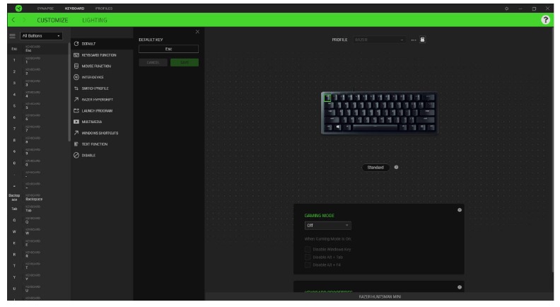Razer - Huntsman Mini - Sidebar - Step 2 Sidebar - Step 2