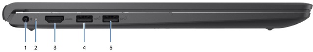 Dell - Vostro 3525 - Weergaven - Links Weergaven - Links