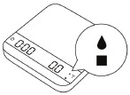 Auto-Tarra Timer Start met Flow Modus icoon