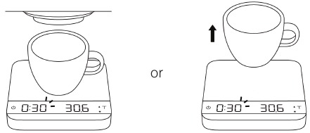 acaia - Lunar - Modusintroductie - Timer Auto Stop functie Modusintroductie - Timer Auto Stop functie