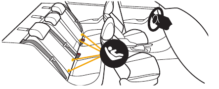 Maxi-Cosi - Emme 360 - LATCH: onderste ankerriem LATCH: onderste ankerriem
