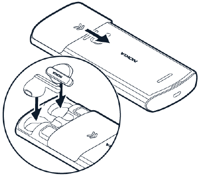 Nokia - XpressAudio 5710 - De batterij en de oordopjes opladen De batterij en de oordopjes opladen