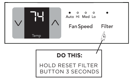 Frigidaire - FFRE123WAE - CONTROLEER DE FILTERFUNCTIE - Stap 2 CONTROLEER DE FILTERFUNCTIE - Stap 2