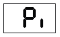 Afbeelding van het JUMP-display dat "Pi" toont