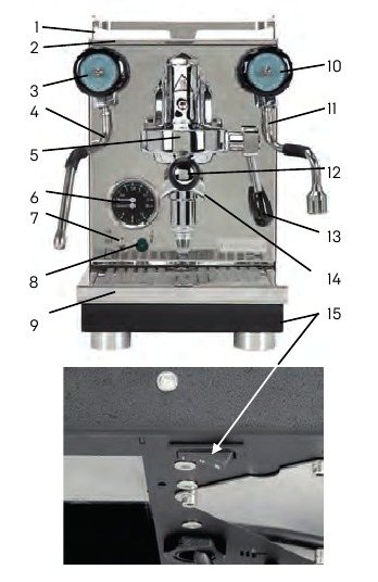 Profitec - PRO 400 - Machineonderdelen Machineonderdelen