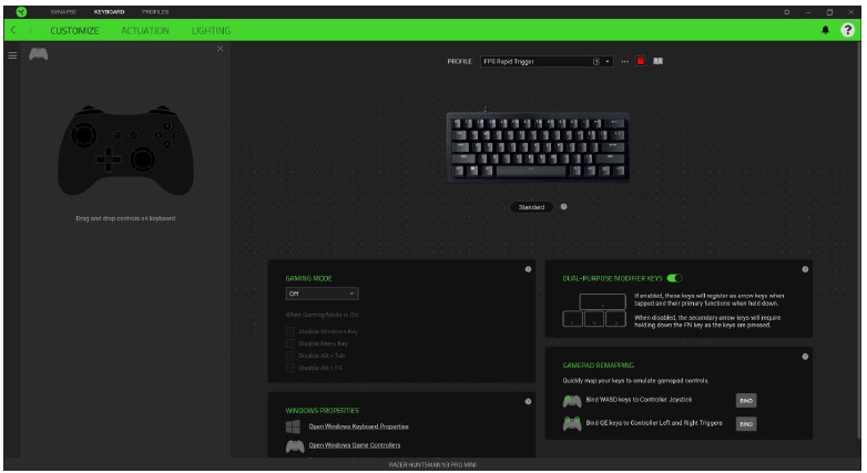 RAZER - HUNTSMAN V3 PRO MINI - TOETSENBORD - Aanpassen - Stap 4 TOETSENBORD - Aanpassen - Stap 4