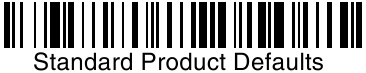Honeywell - Voyager 1200g - De standaard productinstellingen resetten De standaard productinstellingen resetten