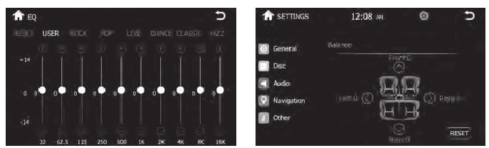 Boss Audio Systems - BV9384NV - AUDIO INSTELLEN - Menu 3 - Deel 2 AUDIO INSTELLEN - Menu 3 - Deel 2