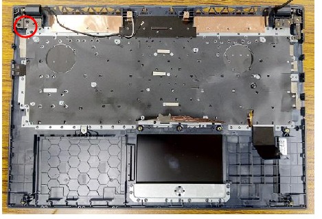 Asus - X571 Series - Verwijdering bezelmodule - Stap 1 Verwijdering bezelmodule - Stap 1