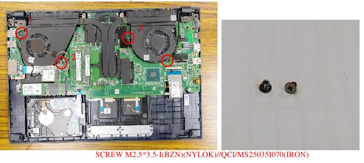 Asus - X571 Series - Ventilatormodule verwijderen - Stap 2 Ventilatormodule verwijderen - Stap 2