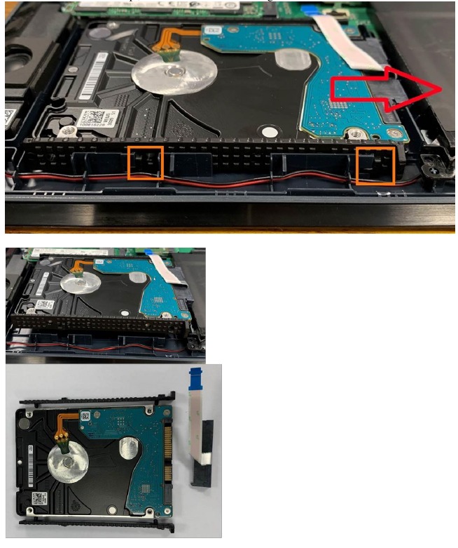 Asus - X571 Series - HDD & SSD Module verwijderen - Stap 3 HDD & SSD Module verwijderen - Stap 3