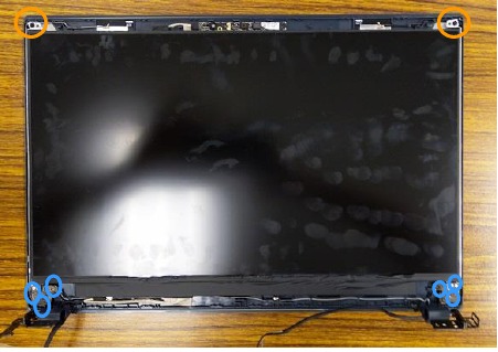 Asus - X571 Series - Hinge removal Verwijdering scharnier