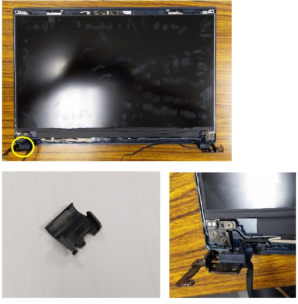 Asus - X571 Series - Verwijdering LCD-module - Stap 1 Verwijdering LCD-module - Stap 1