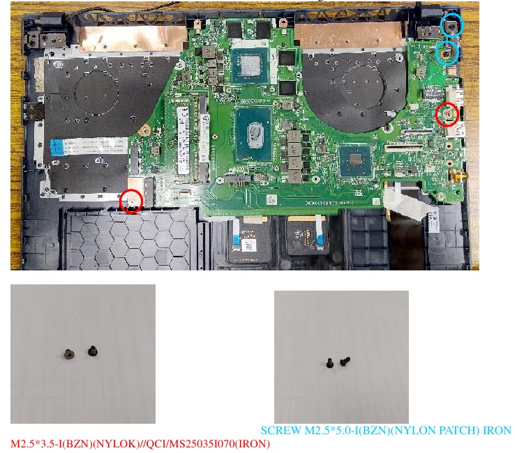 Asus - X571 Series - Verwijdering moederbord - Stap 2 Verwijdering moederbord - Stap 2