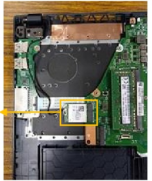 Asus - X571 Series - Draadloze module - Stap 2 Draadloze module - Stap 2