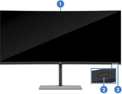 HP - 7 Pro Series - Overzicht van componenten aan de voorzijde Overzicht van componenten aan de voorzijde