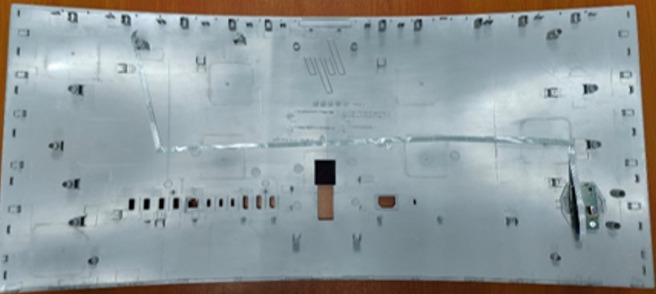 HP - 7 Pro Series - Verwijdering en vervanging Achterklep - Stap 4 Verwijdering en vervanging Achterklep - Stap 4