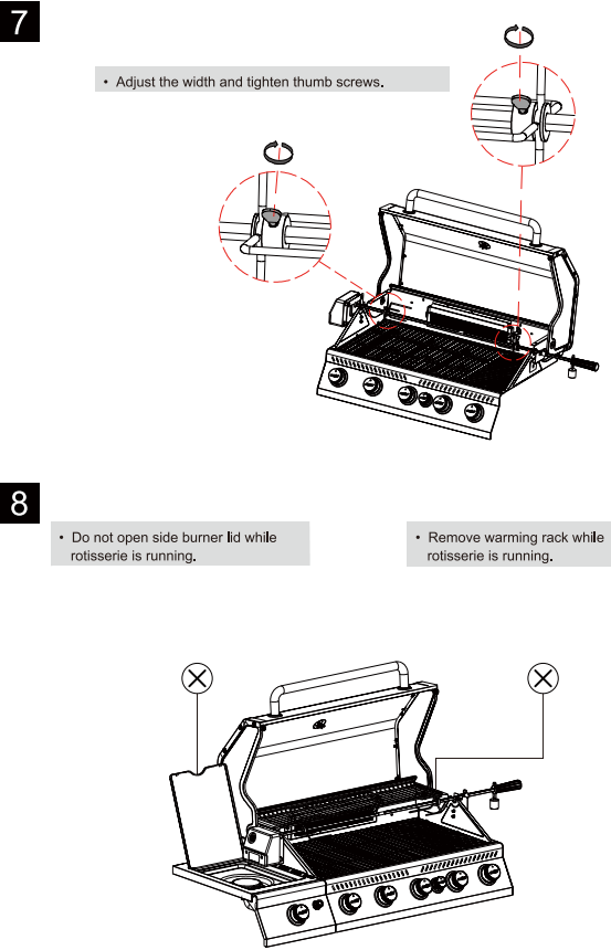 Royal Gourmet - GA5403B - Montage Rotisserie - Stap 4 Montage Rotisserie - Stap 4