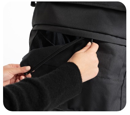 Bumbleride - Era - De zonnekap gebruiken - Stap 3 De zonnekap gebruiken - Stap 3