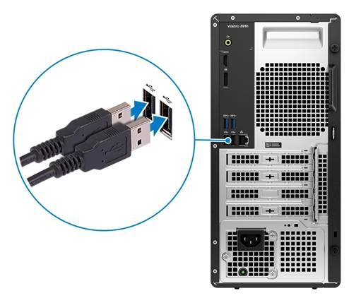 Dell - Vostro 3910 - Uw computer instellen - Stap 1 Uw computer instellen - Stap 1