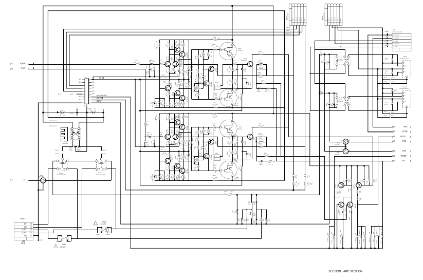 Onkyo - TX-8220 - Schematische diagrammen - AMP-sectie Schematische diagrammen - AMP-sectie
