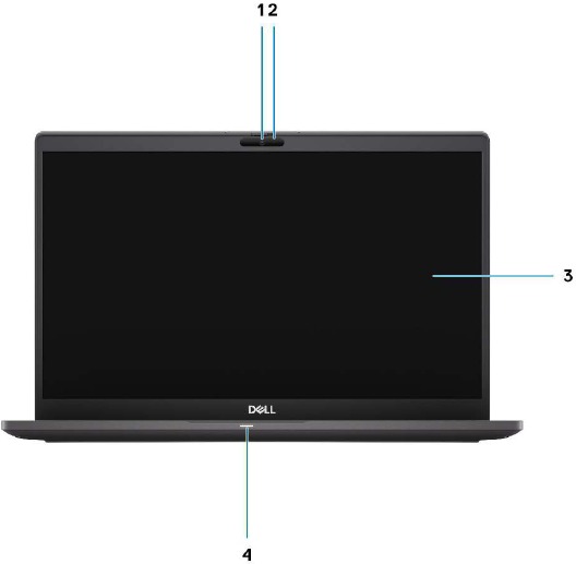 Dell - Latitude 7310 - Chassisoverzicht - Weergave - Laptop Chassisoverzicht - Weergave - Laptop