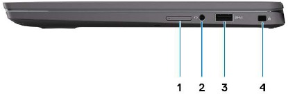 Dell - Latitude 7310 - Chassisoverzicht - Rechterweergave Chassisoverzicht - Rechterweergave