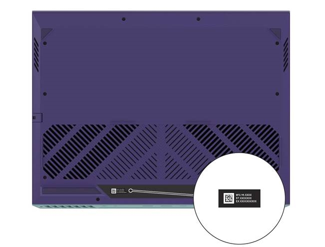Dell - G15 5530 - Servicetag Servicetag