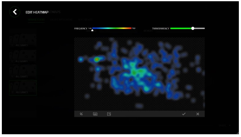 RAZER - LANCEHEAD - De heatmap-afbeelding bewerken De heatmap-afbeelding bewerken