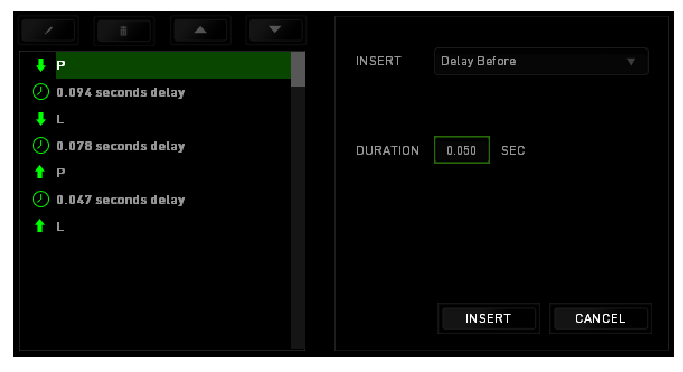 RAZER - LANCEHEAD - TABBLAD MACRO'S - Stap 6 TABBLAD MACRO'S - Stap 6