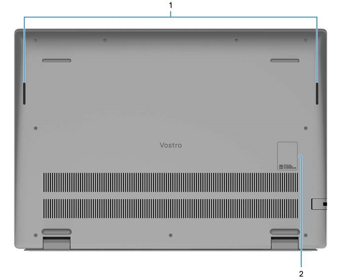 Dell - Vostro 5620 - Onderkant Onderkant