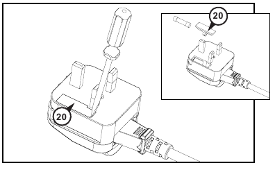 Kreg - FOREMAN DB210-EUR - De stekkeromvormer installeren - Stap 3 De stekkeromvormer installeren - Stap 3