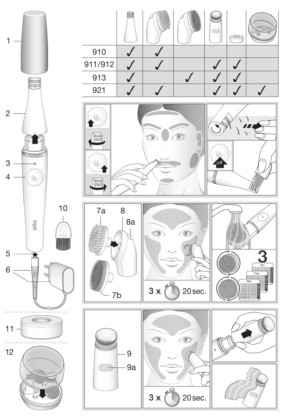 Braun - FaceSpa Pro 910 - Beschrijving Beschrijving