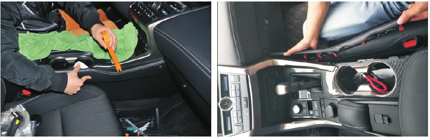 Lexus - NX 2015 Series - De TFT-kit van de originele radio demonteren - Stap 2 De TFT-kit van de originele radio demonteren - Stap 2