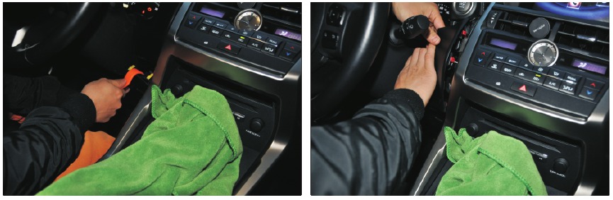 Lexus - NX 2015 Series - De TFT-kit van de originele radio demonteren - Stap 4 De TFT-kit van de originele radio demonteren - Stap 4