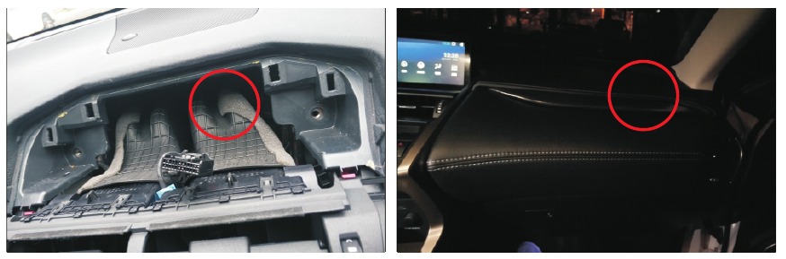 Lexus - NX 2015 Series - Installatie van de hostunit en draden - Stap 4 Installatie van de hostunit en draden - Stap 4