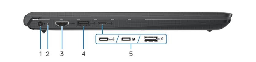 Dell - Vostro 3420 - Linkerweergave Linkerweergave