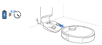 ECOVACS - DEEBOT N10 PLUS - Opladen - Stap 2 Opladen - Stap 2